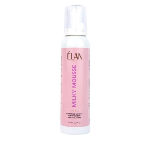 ELAN MILKY MOUSSE: очищаючий мус для брів та вій